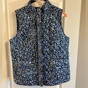 Talbots Navy Fleece Jacket